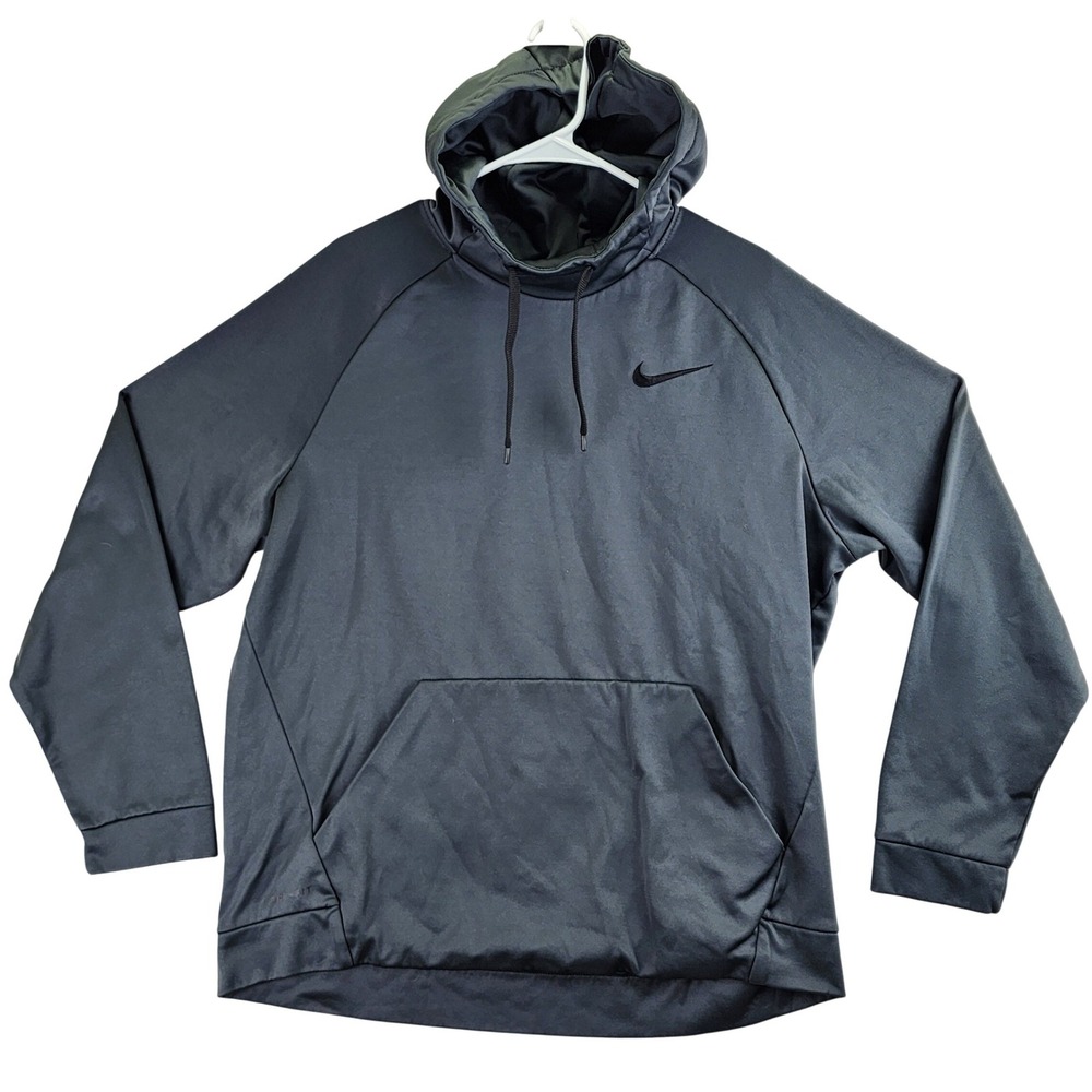 Nike Dri-FIT Training Hoodie Mens XL Gray Athleisure Sportswear‎